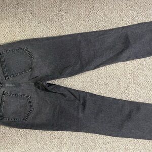 Abercrombie & Fitch Women's Gray Ankle Straight Ultra High Rise Jeans